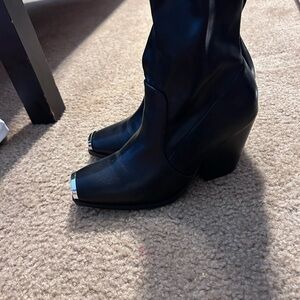Black Leather Boots